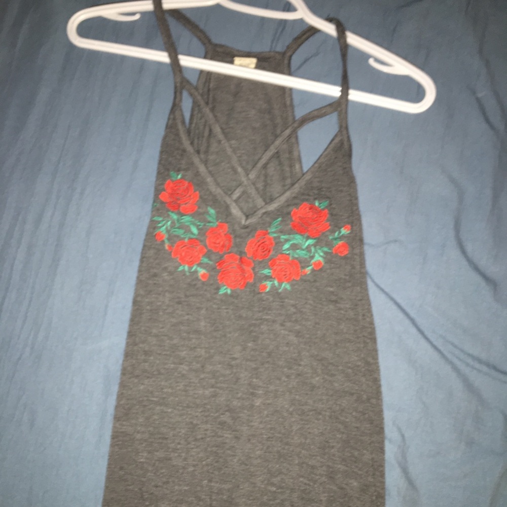 Rose tank top